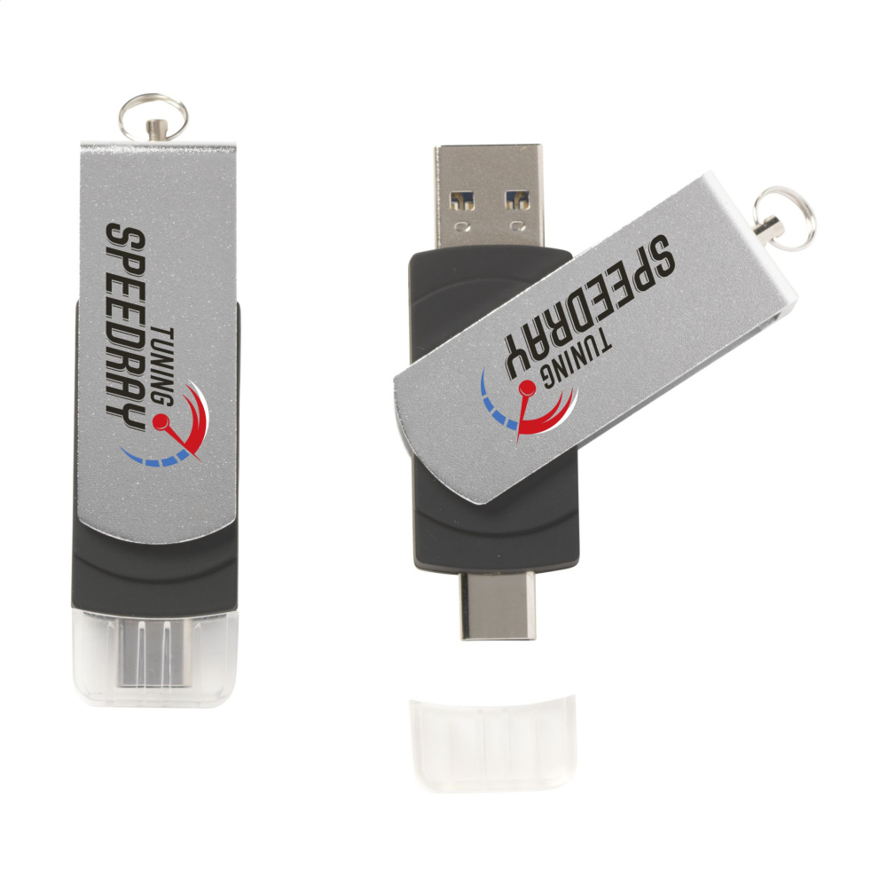 Logo trade promotional products picture of: USB Dual Connect 3.0 - Type-C 8 GB