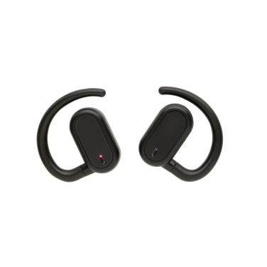 Logo trade promotional products picture of: Fitsound RCS recycled plastic open ear TWS earbuds
