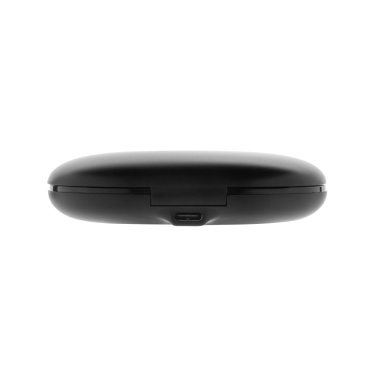 Logotrade promotional item image of: Fitsound RCS recycled plastic open ear TWS earbuds