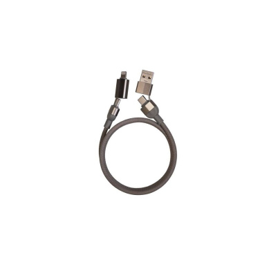 Logotrade promotional giveaways photo of: Charging cable with data transfer DONNES Pierre Cardin