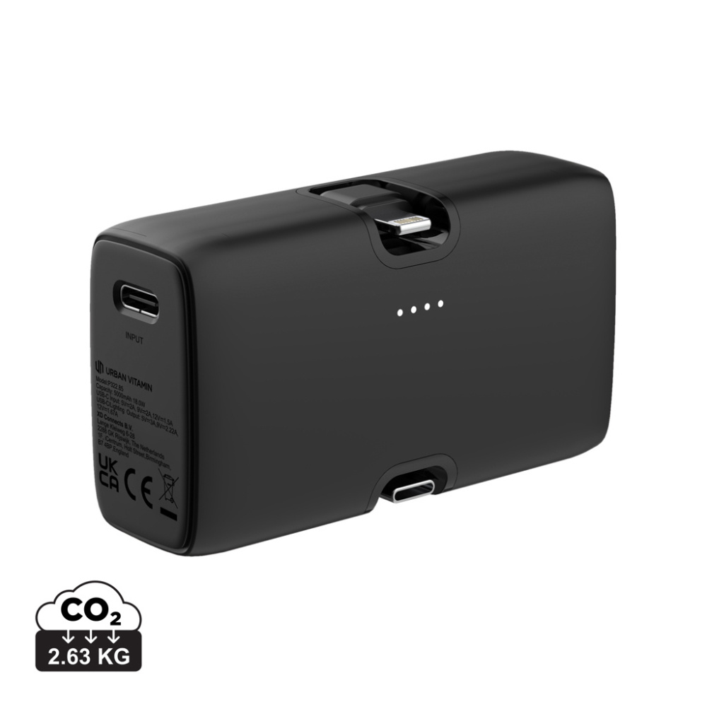 Logotrade advertising product picture of: Urban Vitamin Los Angeles RCS rplastic 20W PD powerbank