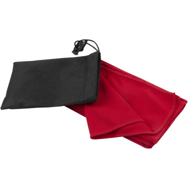 Logo trade promotional merchandise image of: Lucas RPET sport towel 30x80 cm