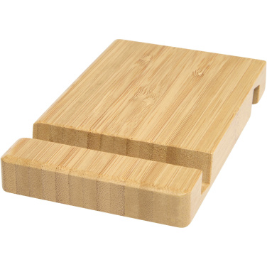 Logotrade promotional product image of: Bubup bamboo 2-angled tablet and phone stand