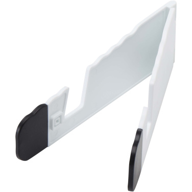 Logotrade promotional merchandise photo of: Buna recycled plastic foldable tablet and phone stand