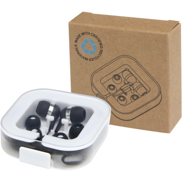 Logo trade promotional merchandise picture of: Baekdu wired Type-C headset with recycled plastic storage box