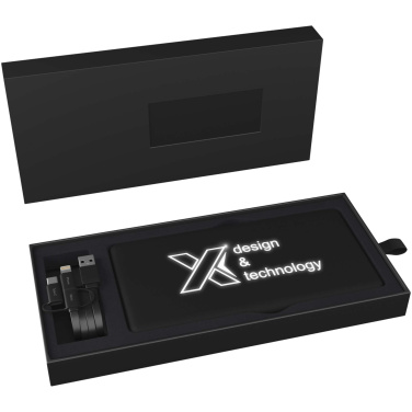 Logotrade corporate gifts photo of: SCX.design P30 8000 mAh light-up solar power bank
