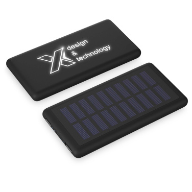 Logotrade promotional gift image of: SCX.design P30 8000 mAh light-up solar power bank