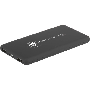 Logo trade promotional product photo of: SCX.design P30 8000 mAh light-up solar power bank