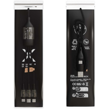 Logotrade promotional item picture of: SCX.design C50 5-in-1 fast charging 100W/5A cable with digital display
