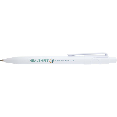 Logotrade promotional gift image of: Unica recycled plastic ballpoint pen (blue ink)