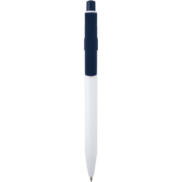 Logo trade promotional giveaway photo of: Unica recycled plastic ballpoint pen (black ink)