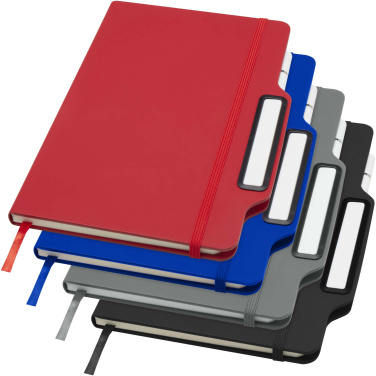 Logotrade business gift image of: Nexus A5 hard cover notebook with pen and pencil combo (black ink)