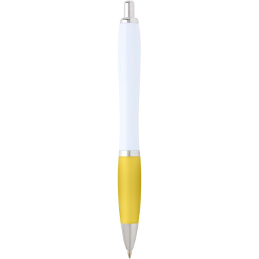 Logo trade promotional products image of: Nash recycled plastic ballpoint pen (blue ink)