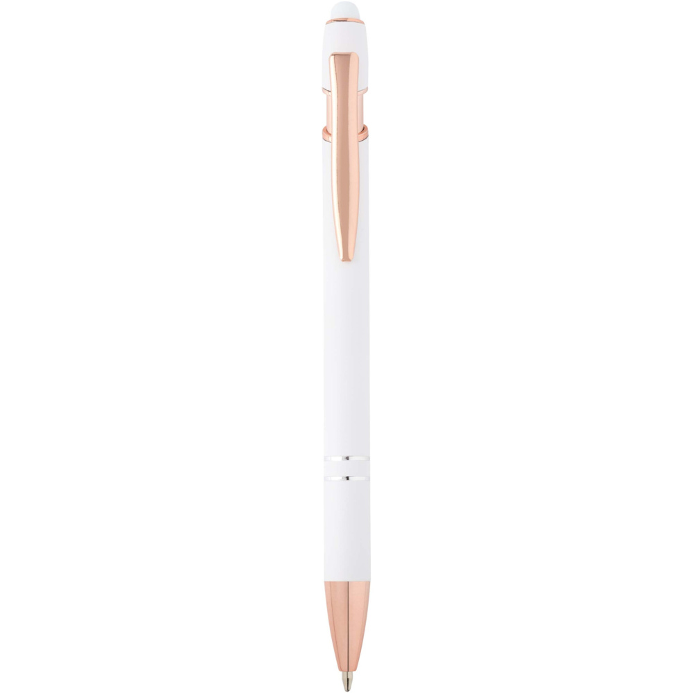 Logo trade corporate gifts picture of: Nanna ballpoint pen with rose gold finish (blue ink)