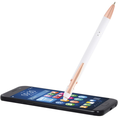 Logotrade advertising product image of: Nanna ballpoint pen with rose gold finish (blue ink)