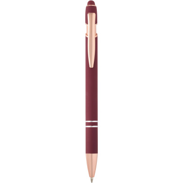 Logo trade promotional item photo of: Nanna ballpoint pen with rose gold finish (blue ink)