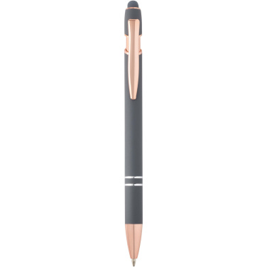 Logotrade promotional item image of: Nanna ballpoint pen with rose gold finish (blue ink)
