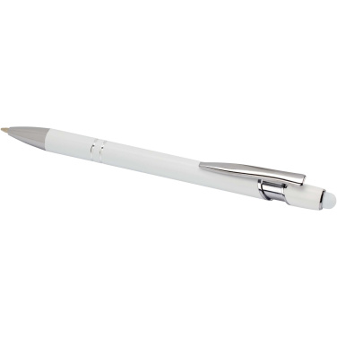 Logo trade promotional merchandise photo of: Kish ballpoint pen with silver finish (blue ink)