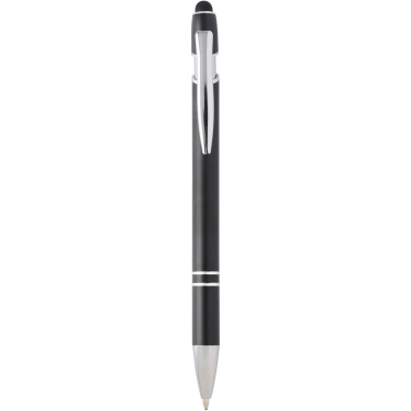 Logotrade promotional item image of: Kish ballpoint pen with silver finish (blue ink)