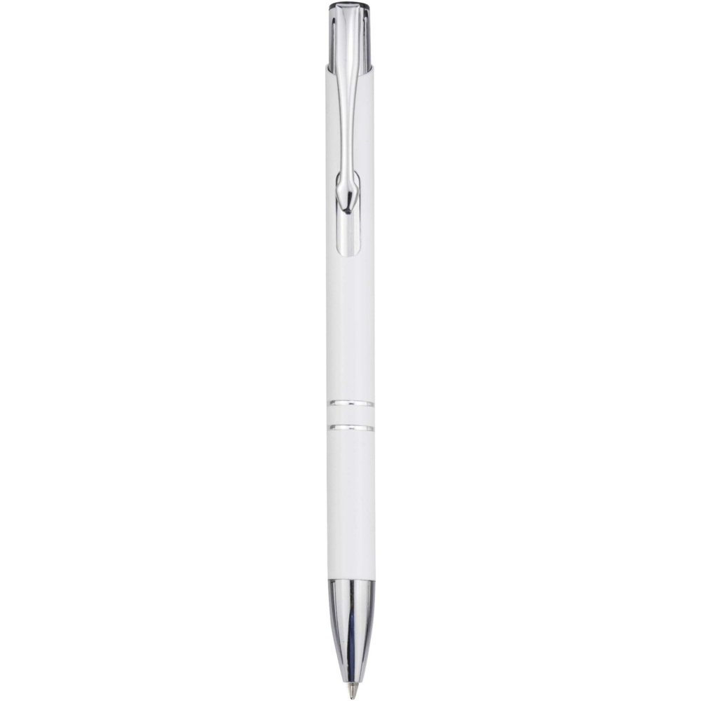 Logotrade promotional item picture of: Moneta recycled aluminium ballpoint pen (blue ink)