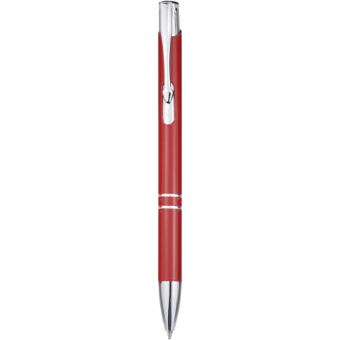 Logotrade promotional product image of: Moneta recycled aluminium ballpoint pen (blue ink)