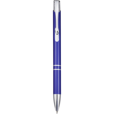 Logotrade promotional merchandise picture of: Moneta recycled aluminium ballpoint pen (blue ink)