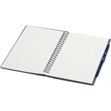 Logo trade promotional item photo of: Slate reusable soft cover notebook and pen set (black ink)