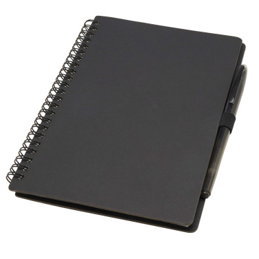 Logotrade promotional products photo of: Slate reusable soft cover notebook and pen set (black ink)