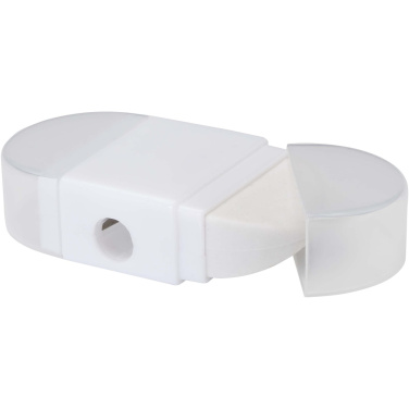Logo trade advertising product photo of: Velvi pencil sharpener with eraser 