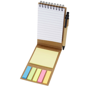 Logotrade promotional giveaway picture of: Flipper sticky notepad with ballpoint pen (black ink)