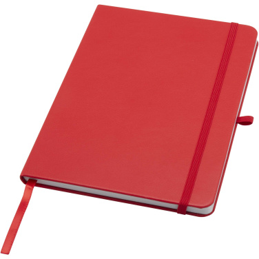 Logotrade business gift image of: Teak A5 recycled hard cover notebook with lined pages