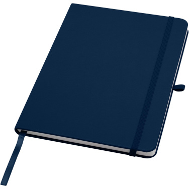 Logotrade promotional product image of: Teak A5 recycled hard cover notebook with lined pages