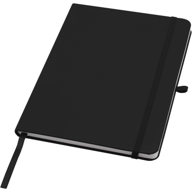 Logotrade corporate gift image of: Teak A5 recycled hard cover notebook with lined pages
