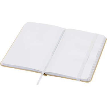 Logo trade corporate gift photo of: Reed A6 recycled hard cover notebook with plain pages