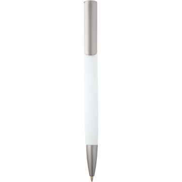 Logo trade corporate gifts picture of: Ziguur recycled aluminium ballpoint pen (black ink)