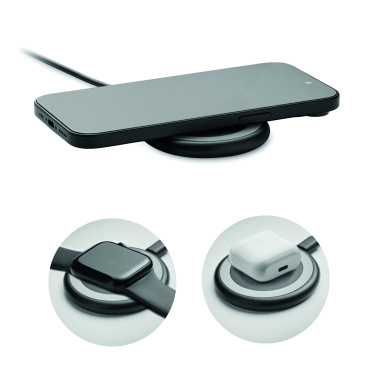 Logotrade promotional product picture of: 3 in 1 wireless charger 15W