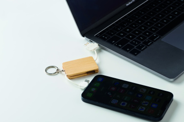 Logo trade corporate gifts picture of: Key ring charging cable