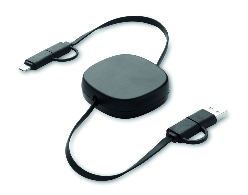 Logotrade advertising products photo of: 60W retractable charging cable