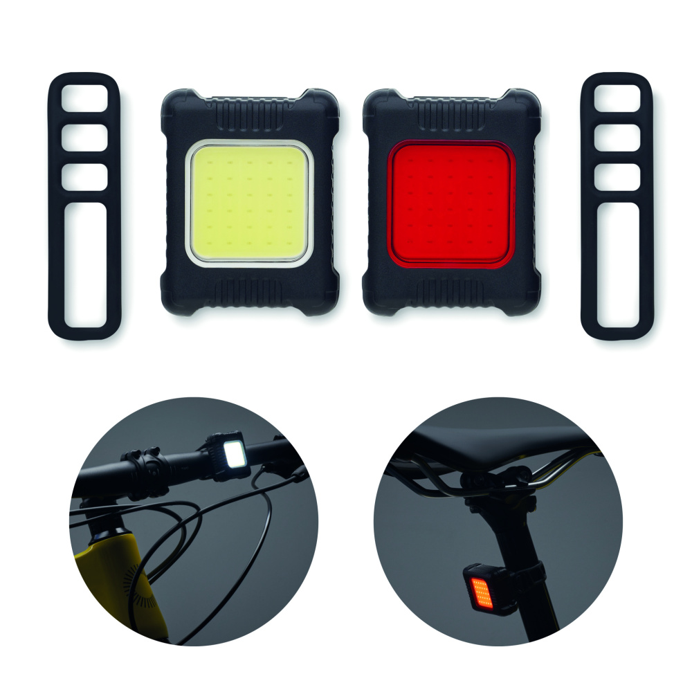 Logotrade business gifts photo of: Rechargeable bike light set