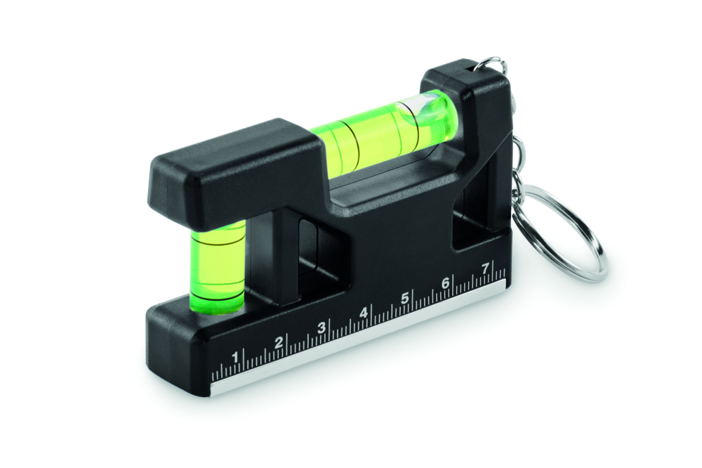 Logo trade promotional items image of: Magnetic level ABS key ring