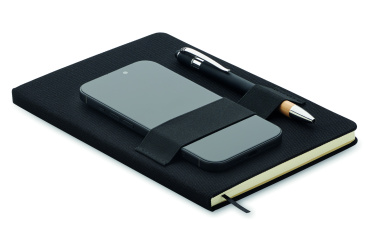 Logotrade promotional product picture of: A5 RPET notebook with pen