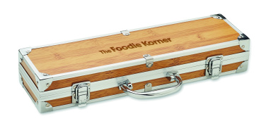 Logo trade corporate gift photo of: Stainless steel barbecue tools