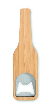 Logo trade promotional merchandise image of: Bamboo bottle opener