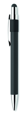 Logo trade advertising products image of: Stylus spinner pen