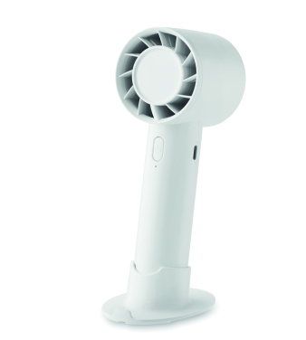 Logo trade promotional items image of: Small portable fan 2000 mAh