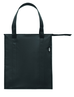 Logo trade corporate gifts image of: Non woven RPET cooler bag