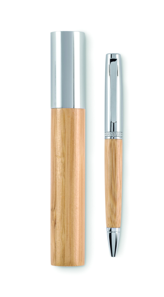 Logo trade promotional items image of: Metal twist ball pen in tube