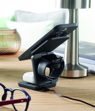 Logotrade promotional gift picture of: 3in1 foldable charging station