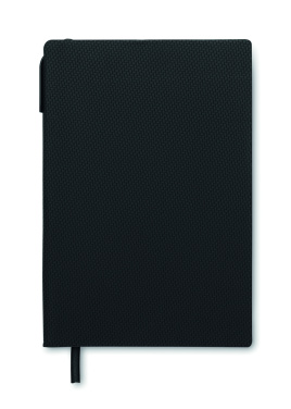 Logo trade corporate gifts image of: A5 PU notebook with pen