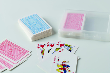 Logo trade business gift photo of: Set of classic playing cards